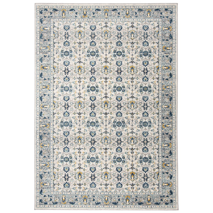 SAFAVIEH Madison Collection MAD151N Ivory / Navy Rug Image 1