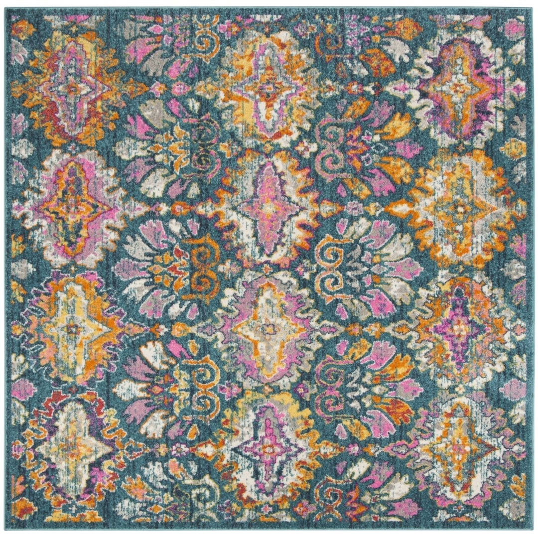 Safavieh MAD144A Madison Teal / Fuchsia Image 1