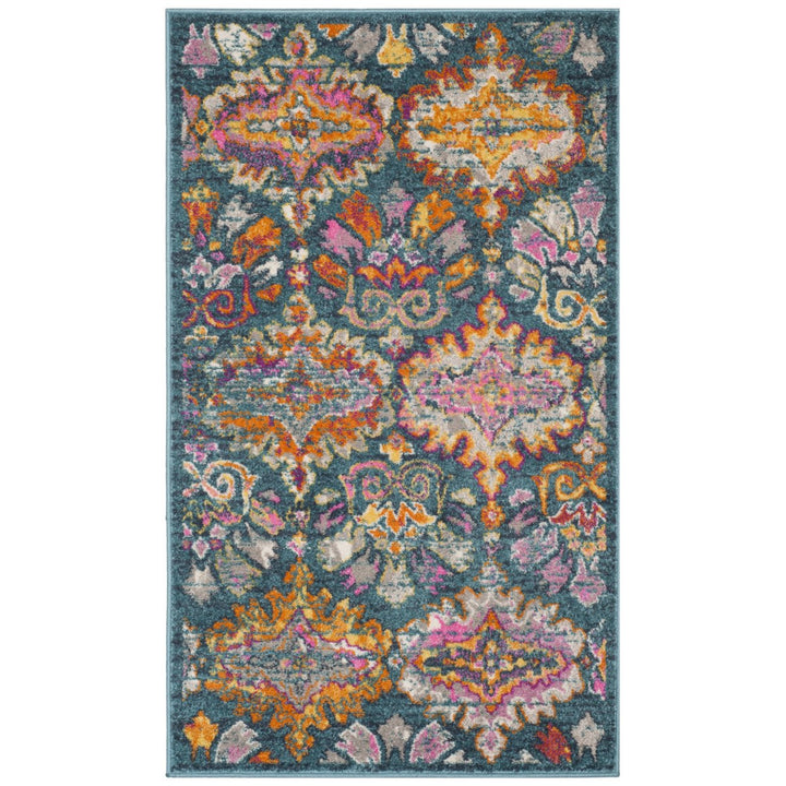 Safavieh MAD144A Madison Teal / Fuchsia Image 1