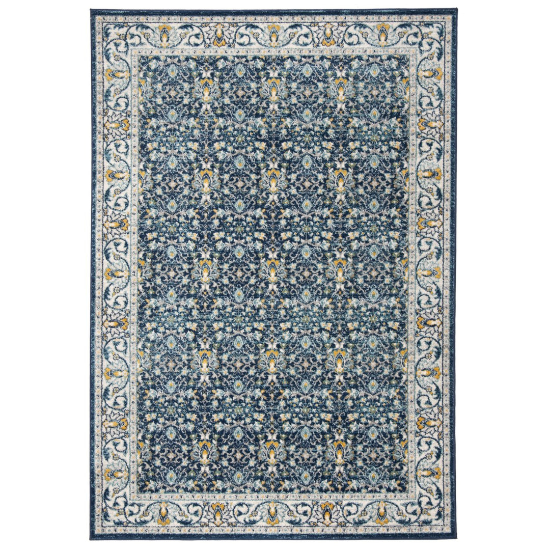 SAFAVIEH Madison Collection MAD151D Navy / Creme Rug Image 8