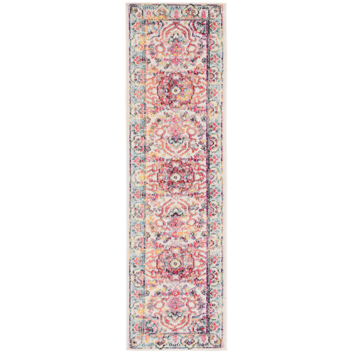 SAFAVIEH Madison Collection MAD256A Ivory / Red Rug Image 5