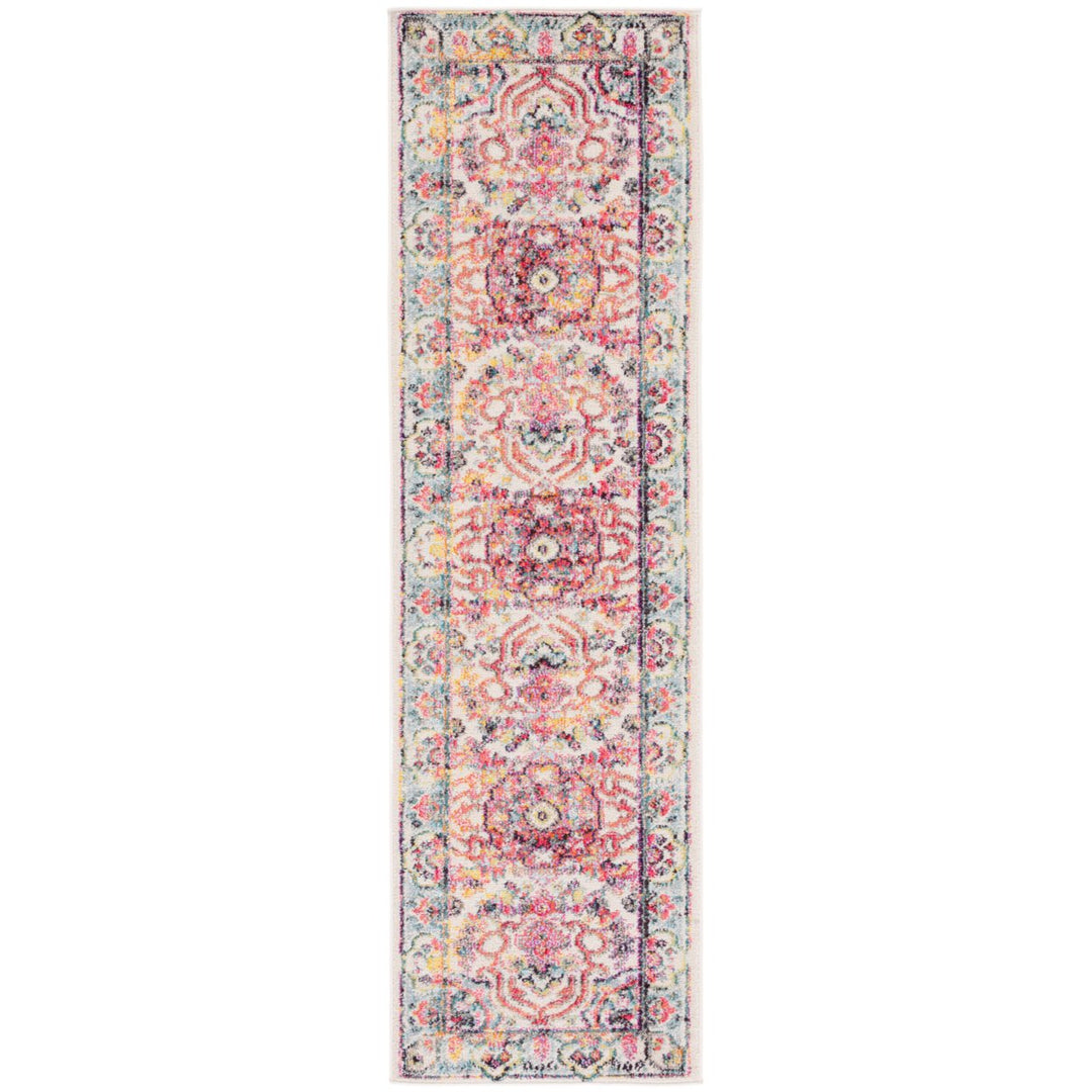 SAFAVIEH Madison Collection MAD256A Ivory / Red Rug Image 1