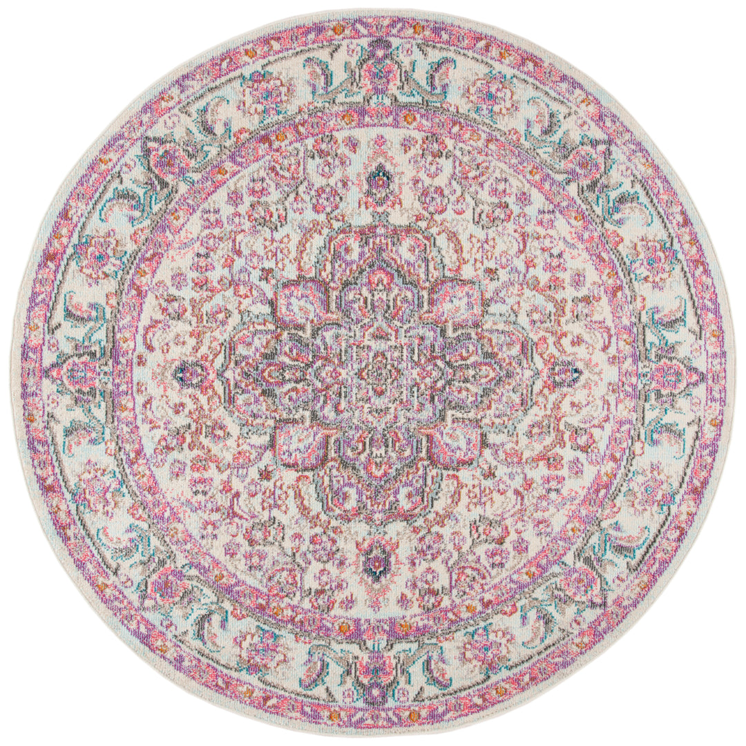 Safavieh MAD259B Madison 200 Beige / Fuchsia Image 5