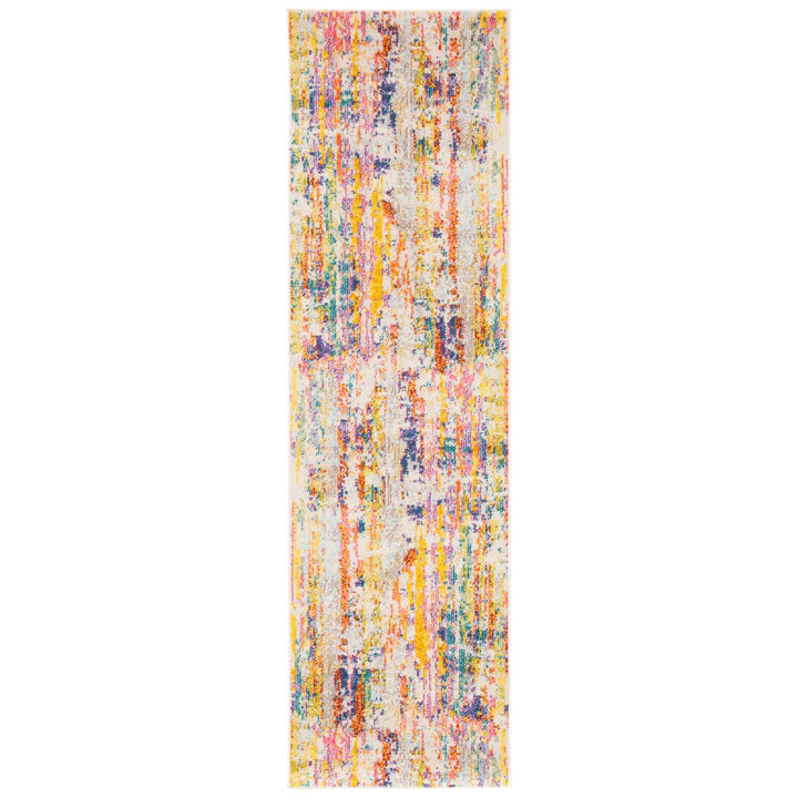 SAFAVIEH Madison Collection MAD260C Beige / Yellow Rug Image 1