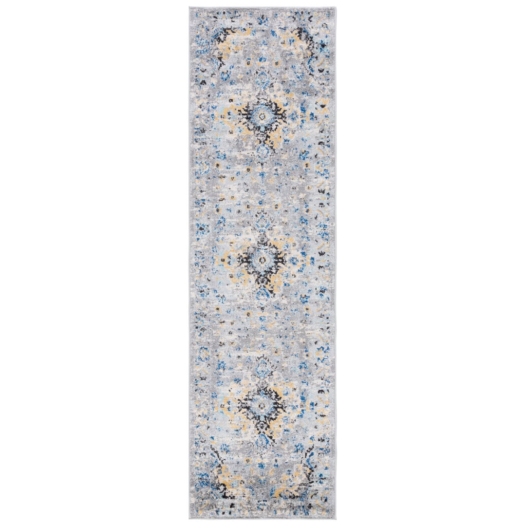 SAFAVIEH Madison Collection MAD154D Grey / Gold Rug Image 6