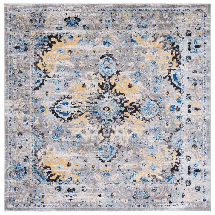 SAFAVIEH Madison Collection MAD154D Grey / Gold Rug Image 7