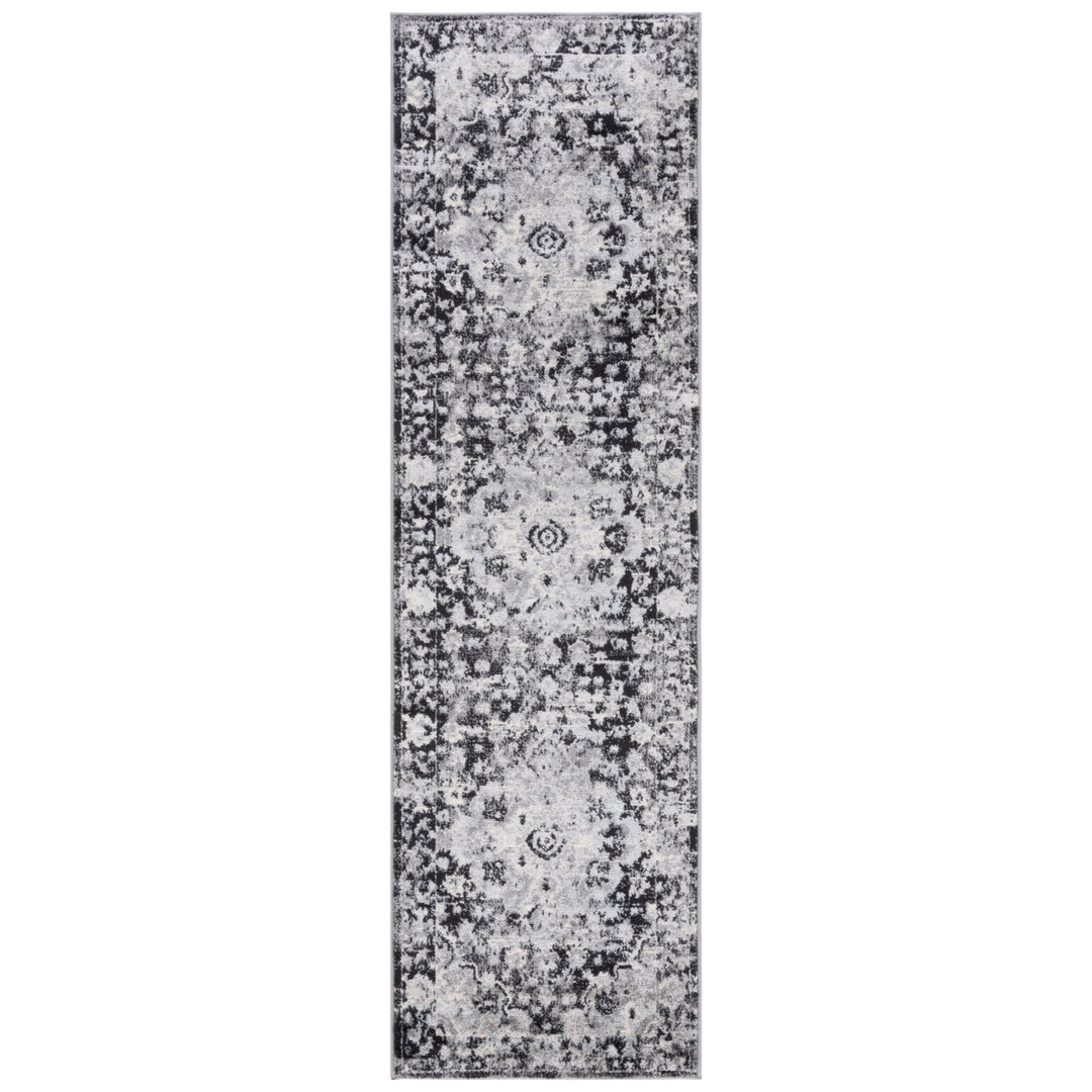 SAFAVIEH Madison Collection MAD154Z Black / Grey Rug Image 6