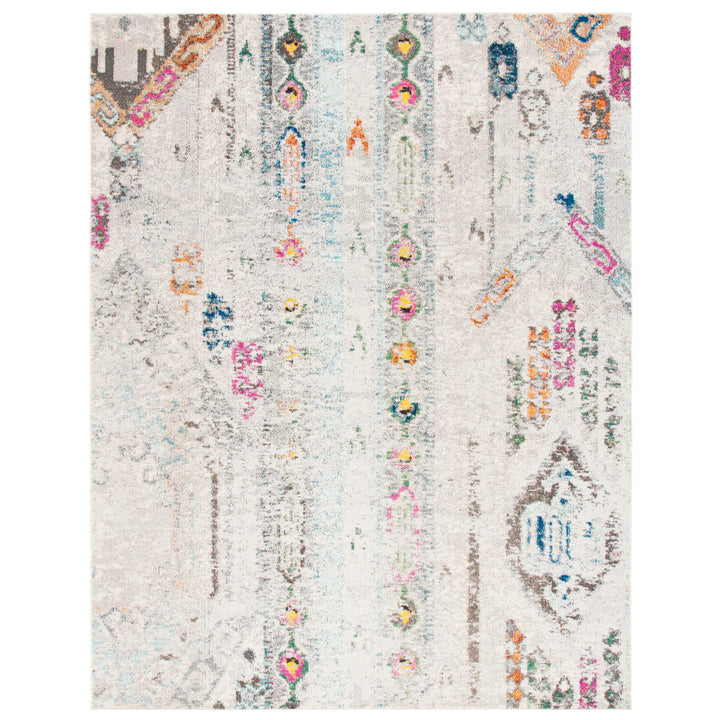 SAFAVIEH Madison Collection MAD422H Grey / Blue Rug Image 1