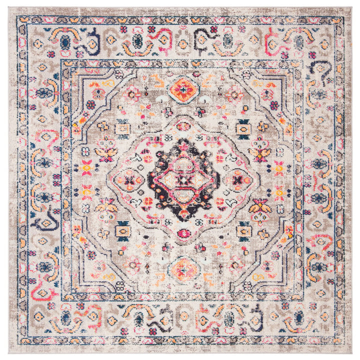 SAFAVIEH Madison Collection MAD468F Grey / Blue Rug Image 6