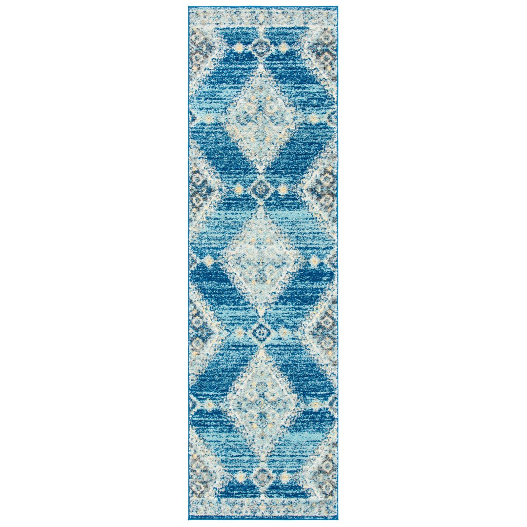 SAFAVIEH Madison Collection MAD615N Navy / Creme Rug Image 5