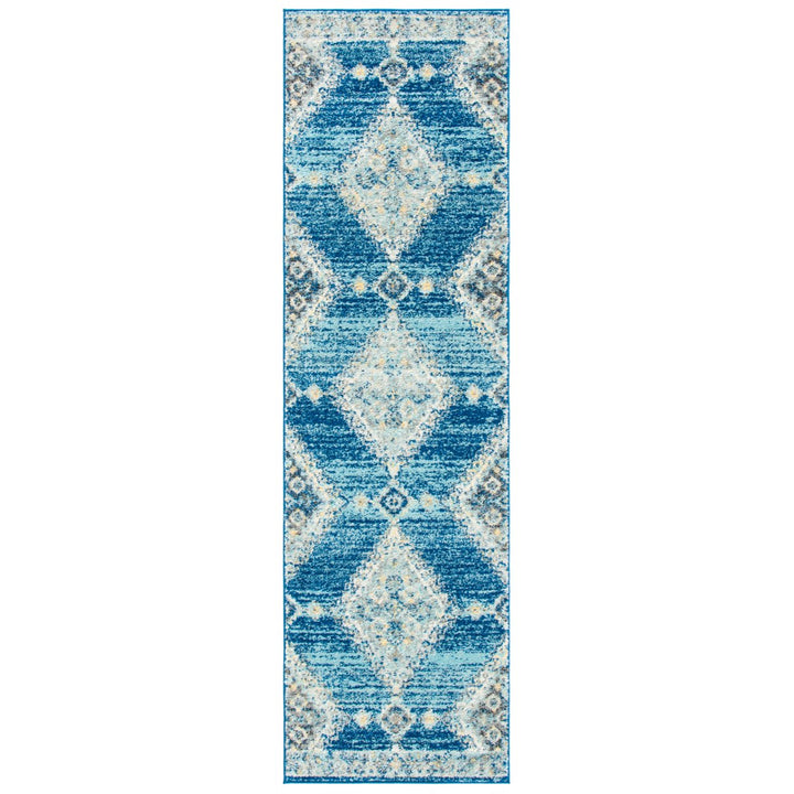 SAFAVIEH Madison Collection MAD615N Navy / Creme Rug Image 5