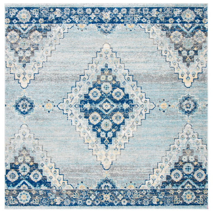 SAFAVIEH Madison Collection MAD615F Grey / Cream Rug Image 1