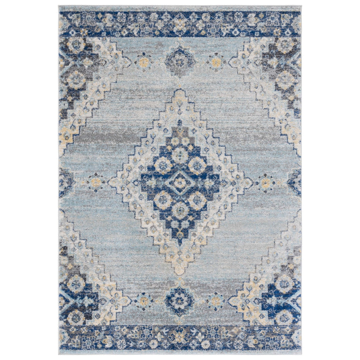 SAFAVIEH Madison Collection MAD615F Grey / Cream Rug Image 9