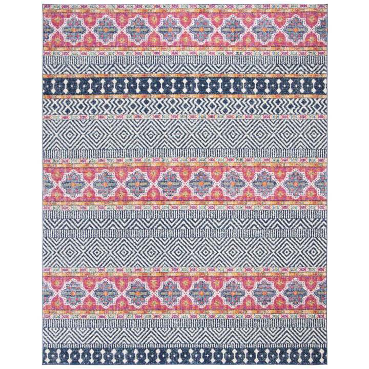 SAFAVIEH Madison Collection MAD797N Navy / Ivory Rug Image 1