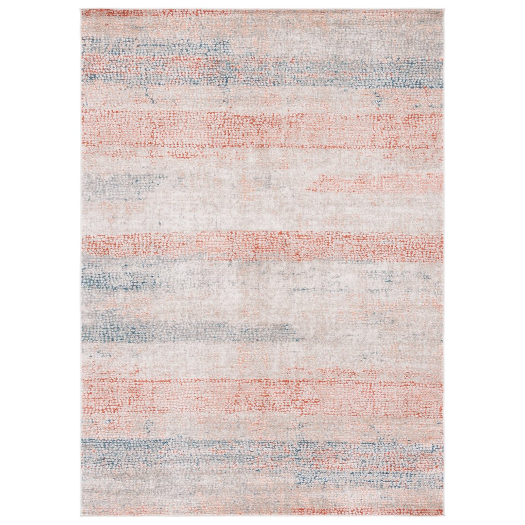 SAFAVIEH Madison Collection MAD812M Ivory / Blue Rust Rug Image 2