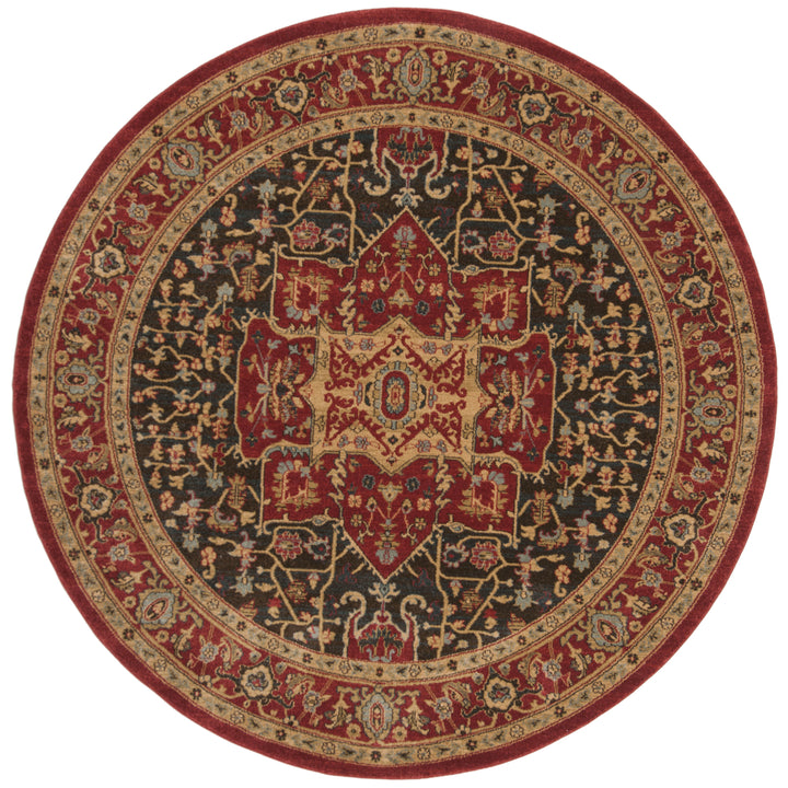 SAFAVIEH Mahal Collection MAH625D Red / Red Rug Image 4