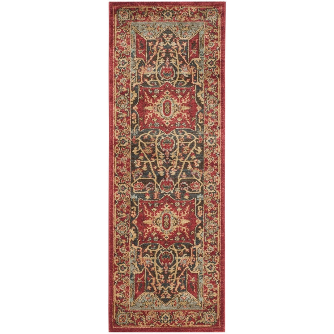 SAFAVIEH Mahal Collection MAH625D Red / Red Rug Image 5