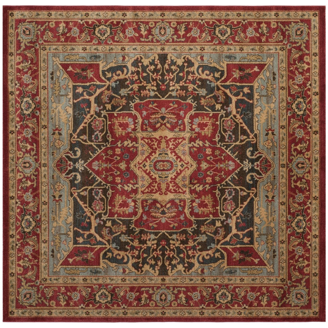SAFAVIEH Mahal Collection MAH625D Red / Red Rug Image 6