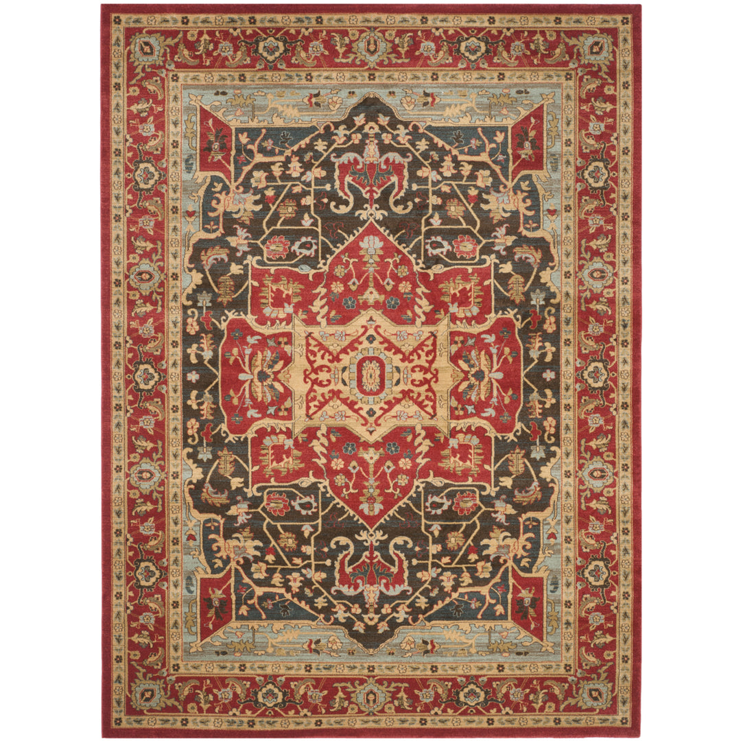 SAFAVIEH Mahal Collection MAH625D Red / Red Rug Image 8