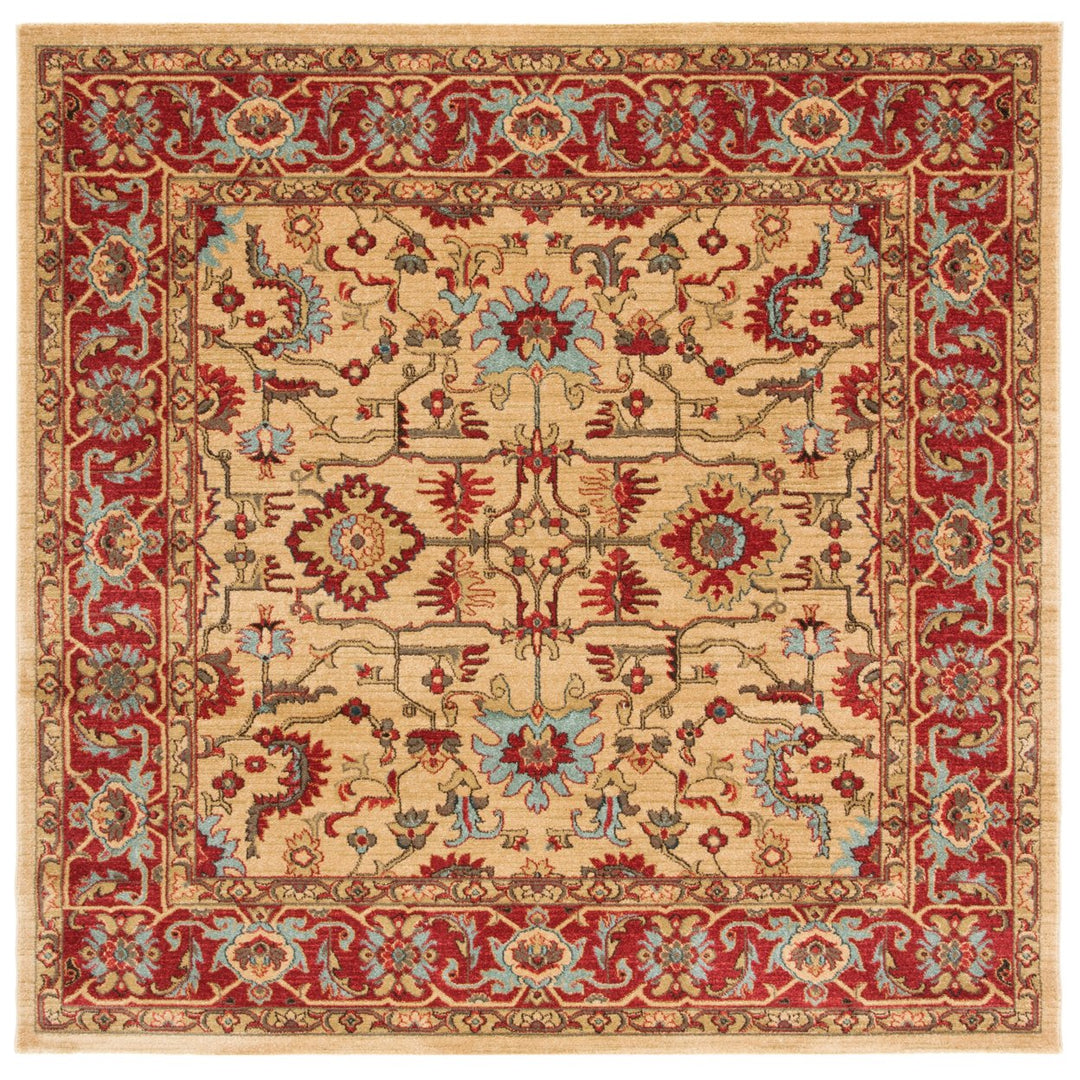 Safavieh MAH693B Assorted Beige / Red Image 1