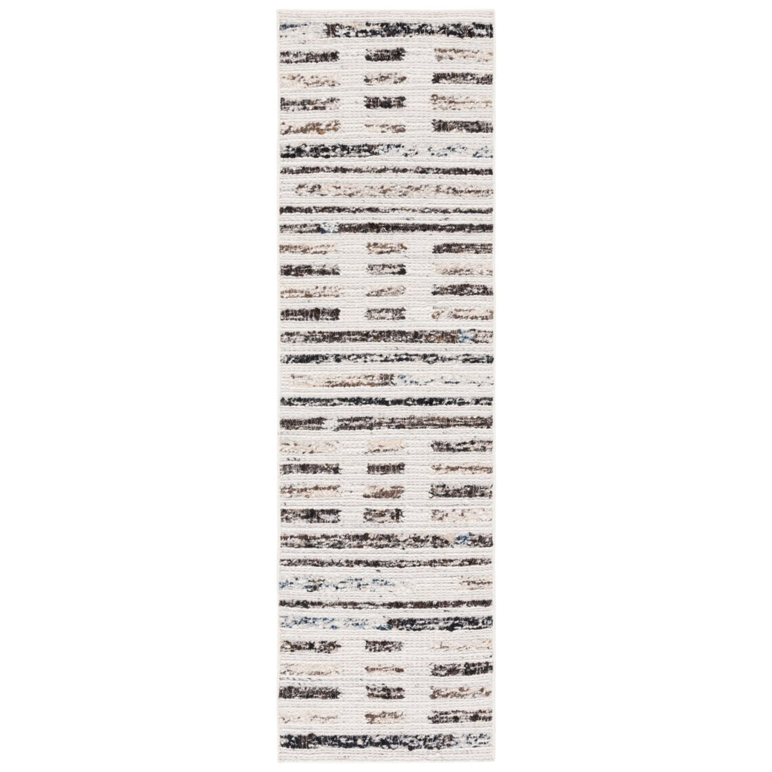 SAFAVIEH Manhattan MAN350A Ivory / Dark Brown Rug Image 5