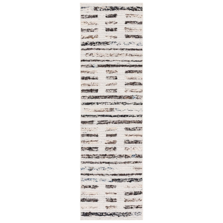 SAFAVIEH Manhattan MAN350A Ivory / Dark Brown Rug Image 5