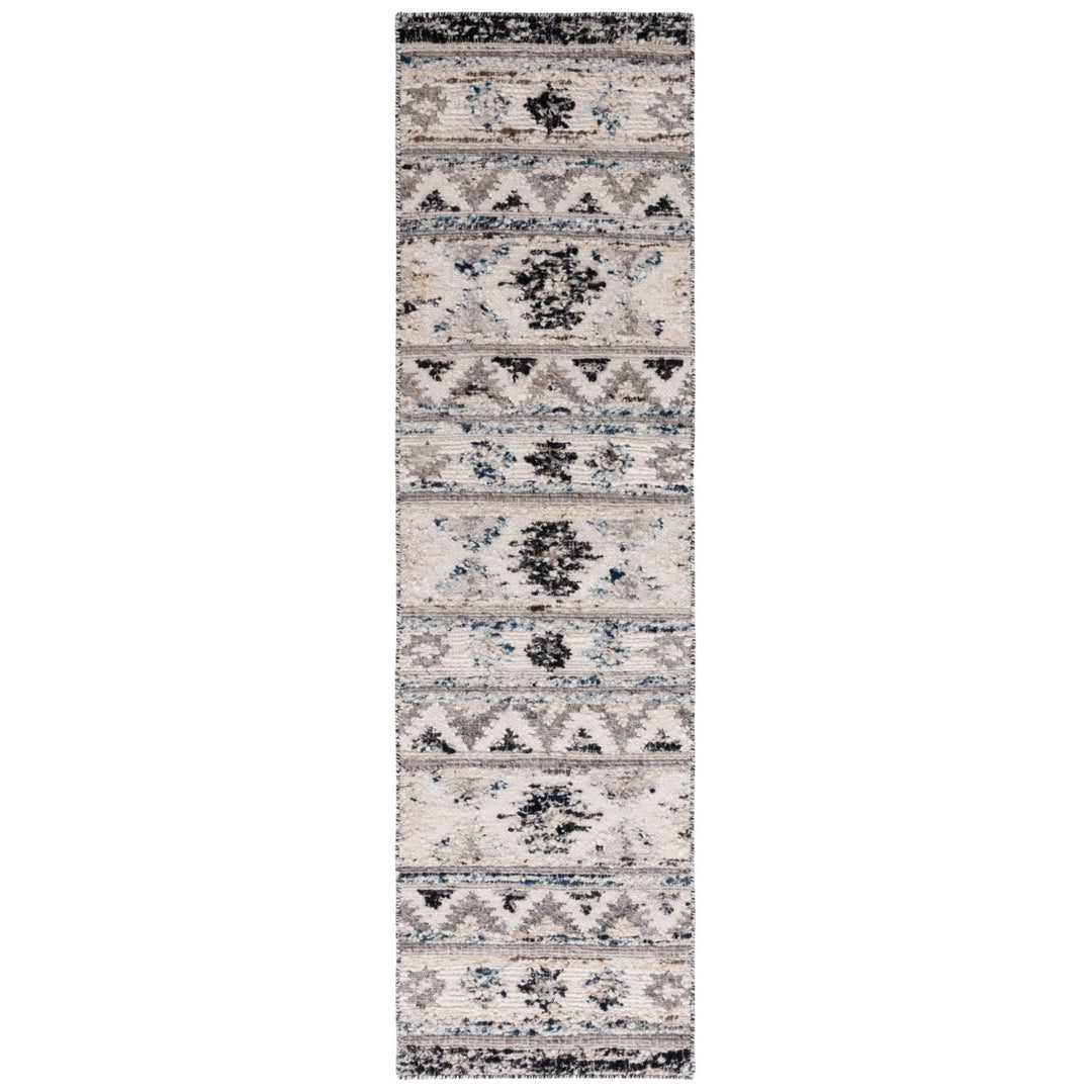 SAFAVIEH Manhattan MAN353A Handwoven Ivory / Black Rug Image 5