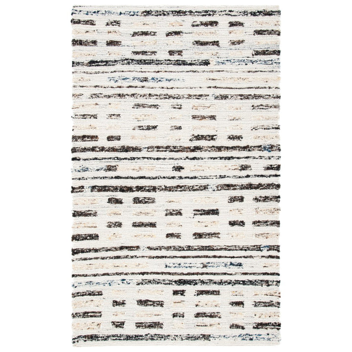 SAFAVIEH Manhattan MAN350A Ivory / Dark Brown Rug Image 10