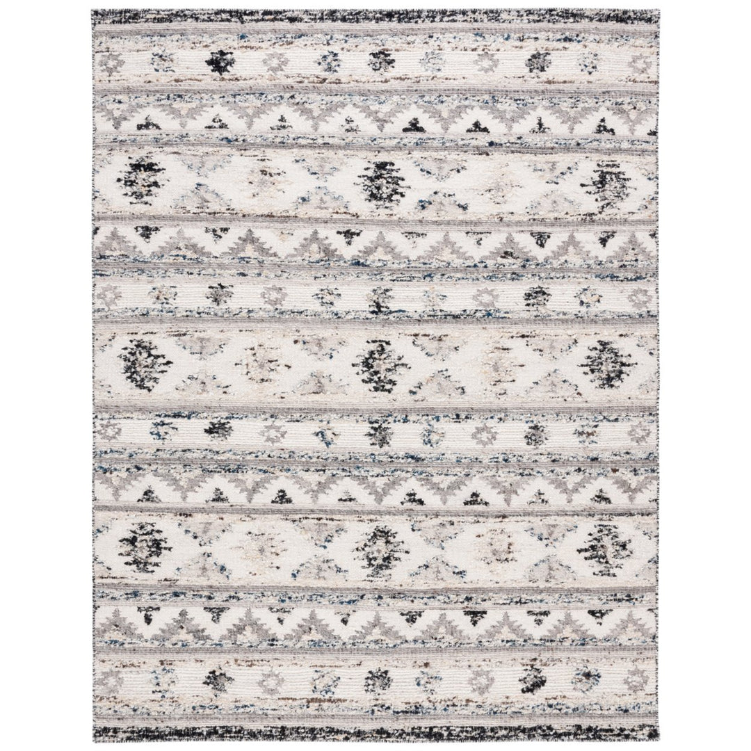 SAFAVIEH Manhattan MAN353A Handwoven Ivory / Black Rug Image 11