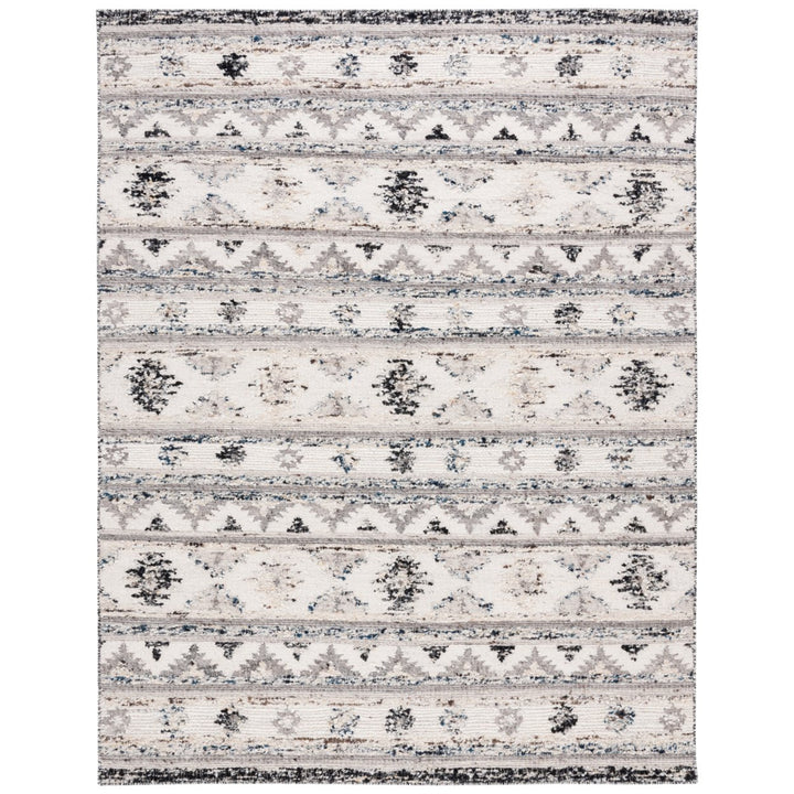 SAFAVIEH Manhattan MAN353A Handwoven Ivory / Black Rug Image 1