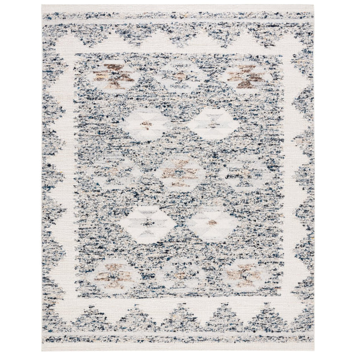 SAFAVIEH Manhattan MAN351A Handwoven Ivory / Blue Rug Image 1