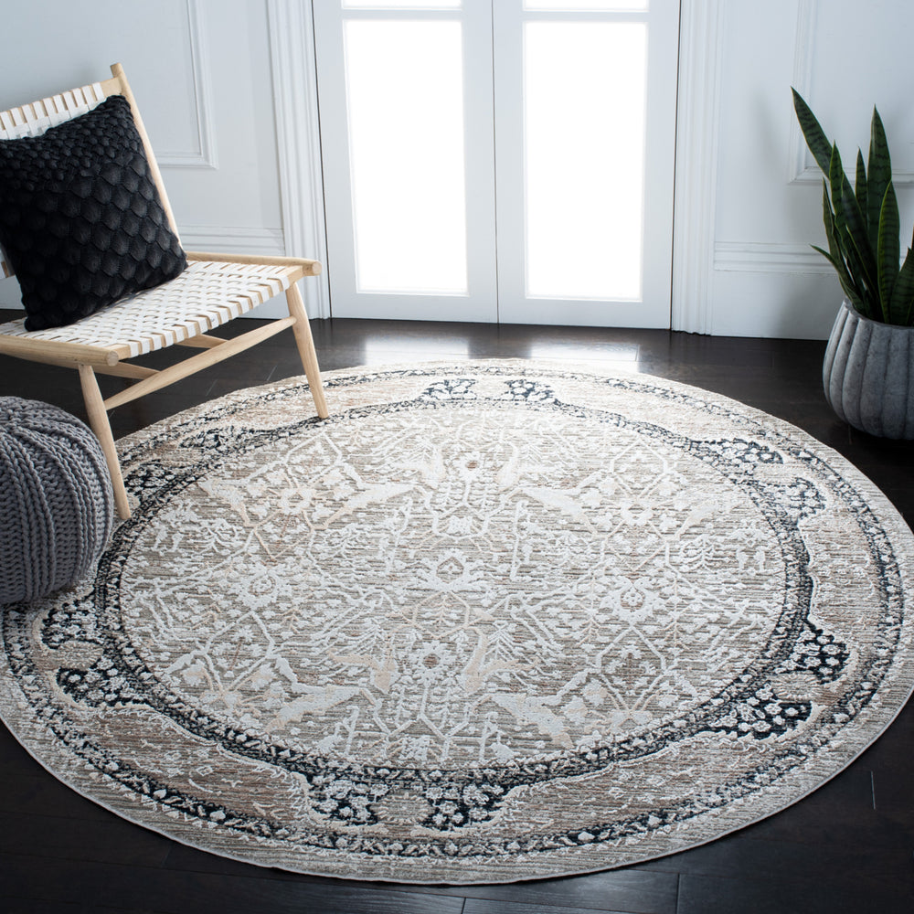 SAFAVIEH Mayflower Collection MAY202B Ivory / Beige Rug Image 2