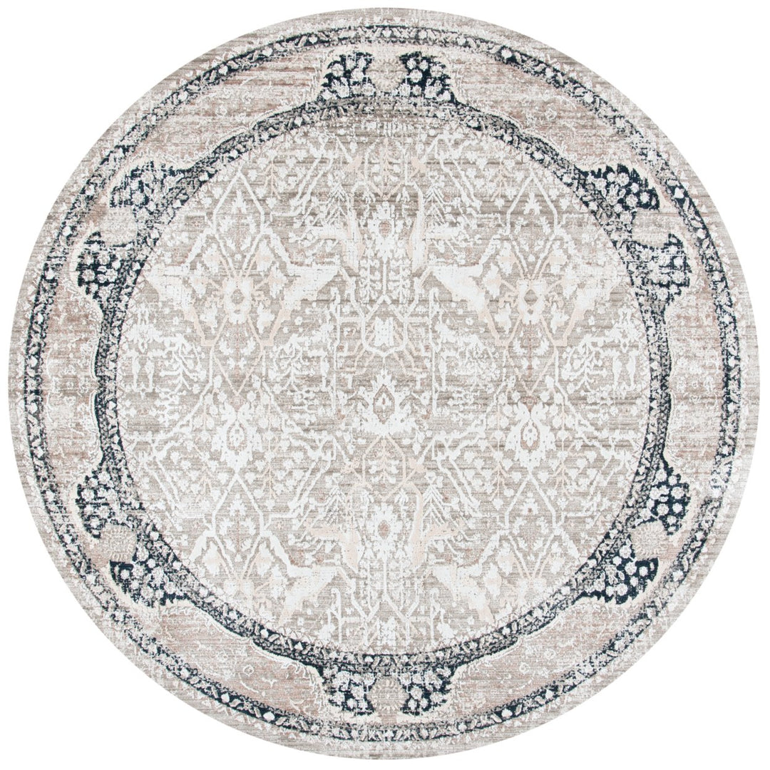 SAFAVIEH Mayflower Collection MAY202B Ivory / Beige Rug Image 4