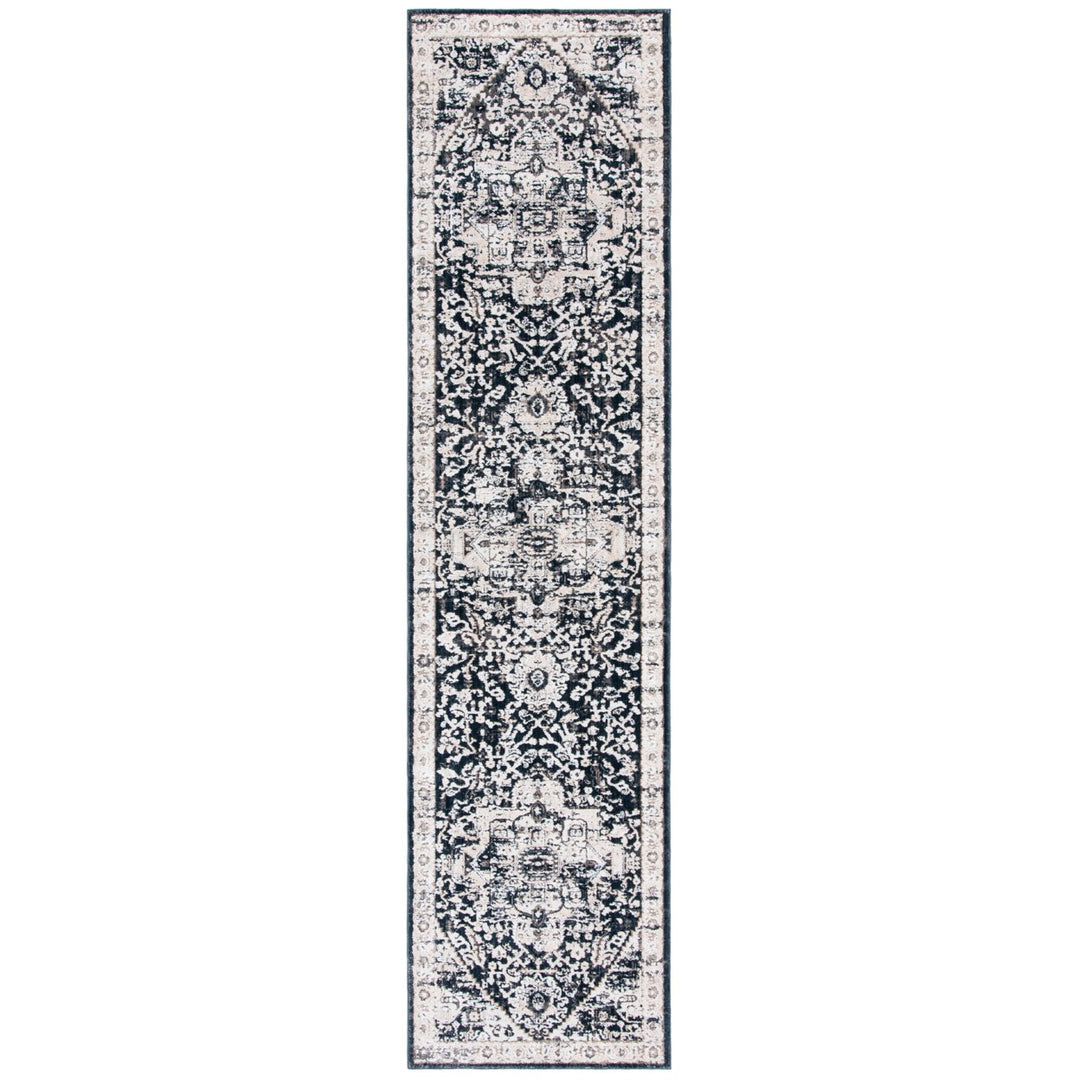 SAFAVIEH Mayflower Collection MAY215B Beige / Grey Rug Image 1