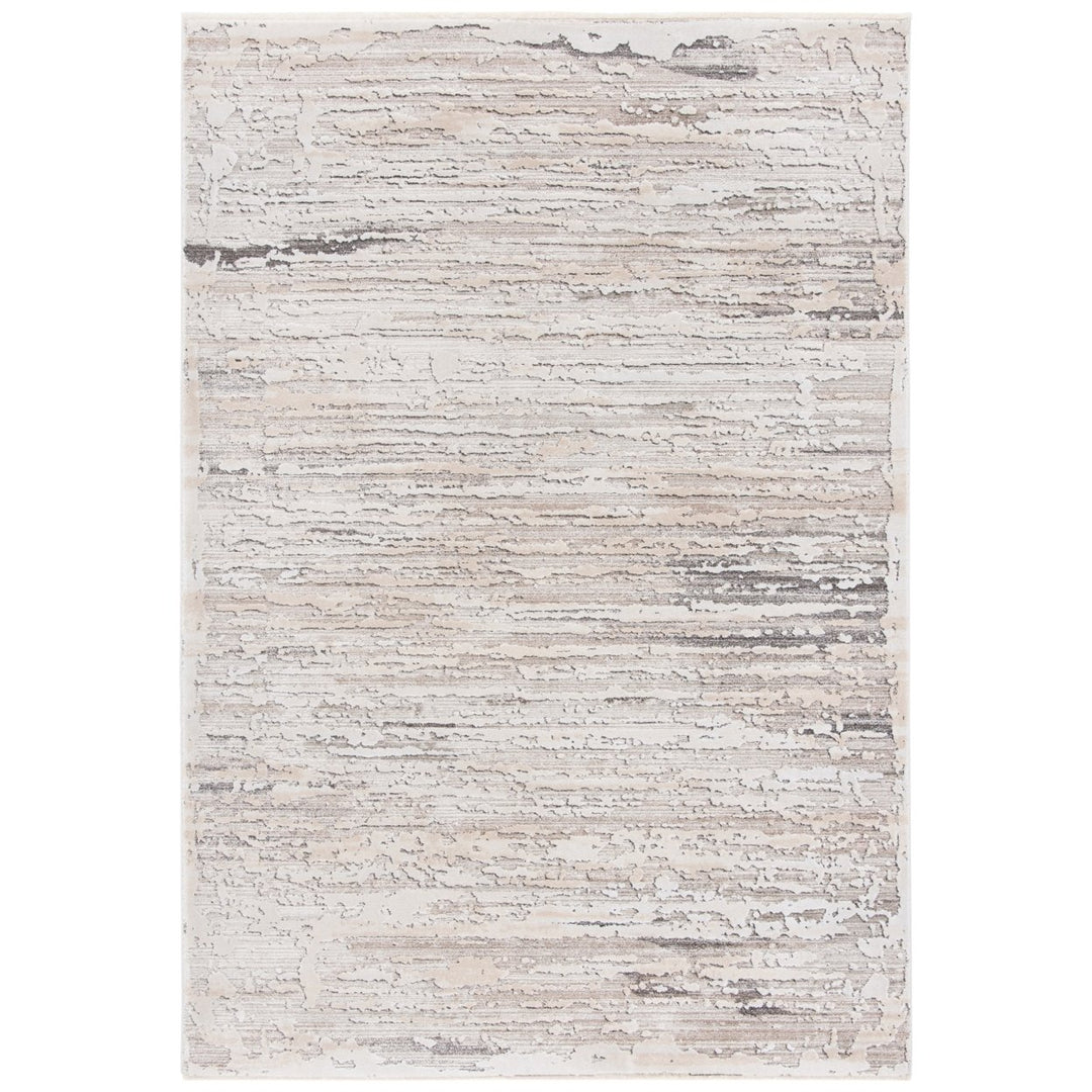 SAFAVIEH Mayflower Collection MAY240B Beige / Grey Rug Image 1