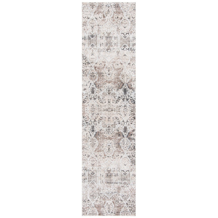 SAFAVIEH Mayflower Collection MAY222B Beige / Grey Rug Image 5