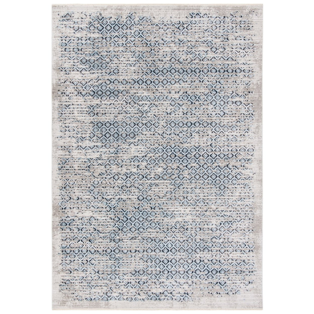 SAFAVIEH Mayflower Collection MAY257B Ivory / Blue Rug Image 2