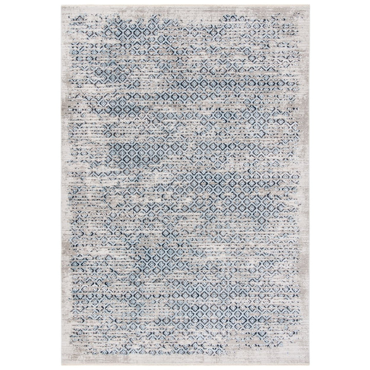 SAFAVIEH Mayflower Collection MAY257B Ivory / Blue Rug Image 2