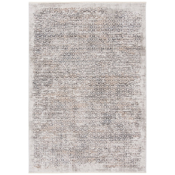 SAFAVIEH Mayflower Collection MAY257A Ivory / Grey Rug Image 1