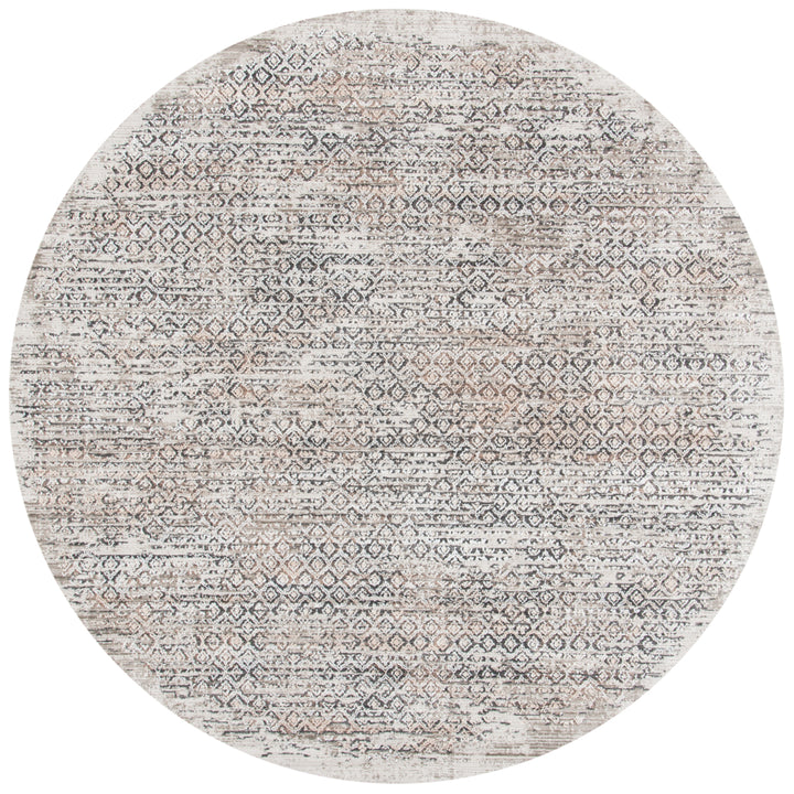 SAFAVIEH Mayflower Collection MAY257A Ivory / Grey Rug Image 4