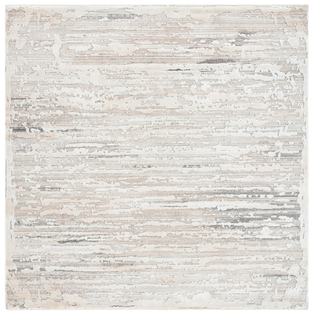 SAFAVIEH Mayflower Collection MAY240B Beige / Grey Rug Image 9