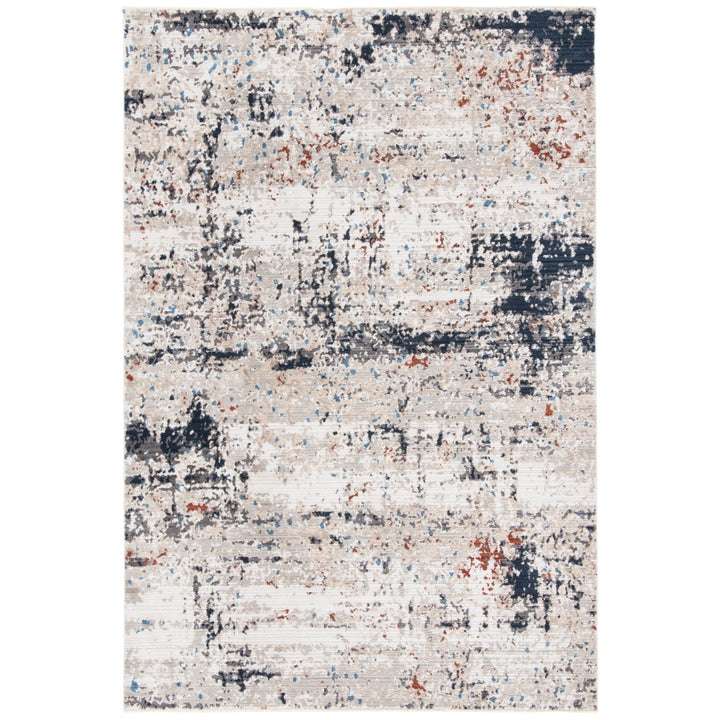 SAFAVIEH Mayflower Collection MAY273A Ivory / Grey Rug Image 1