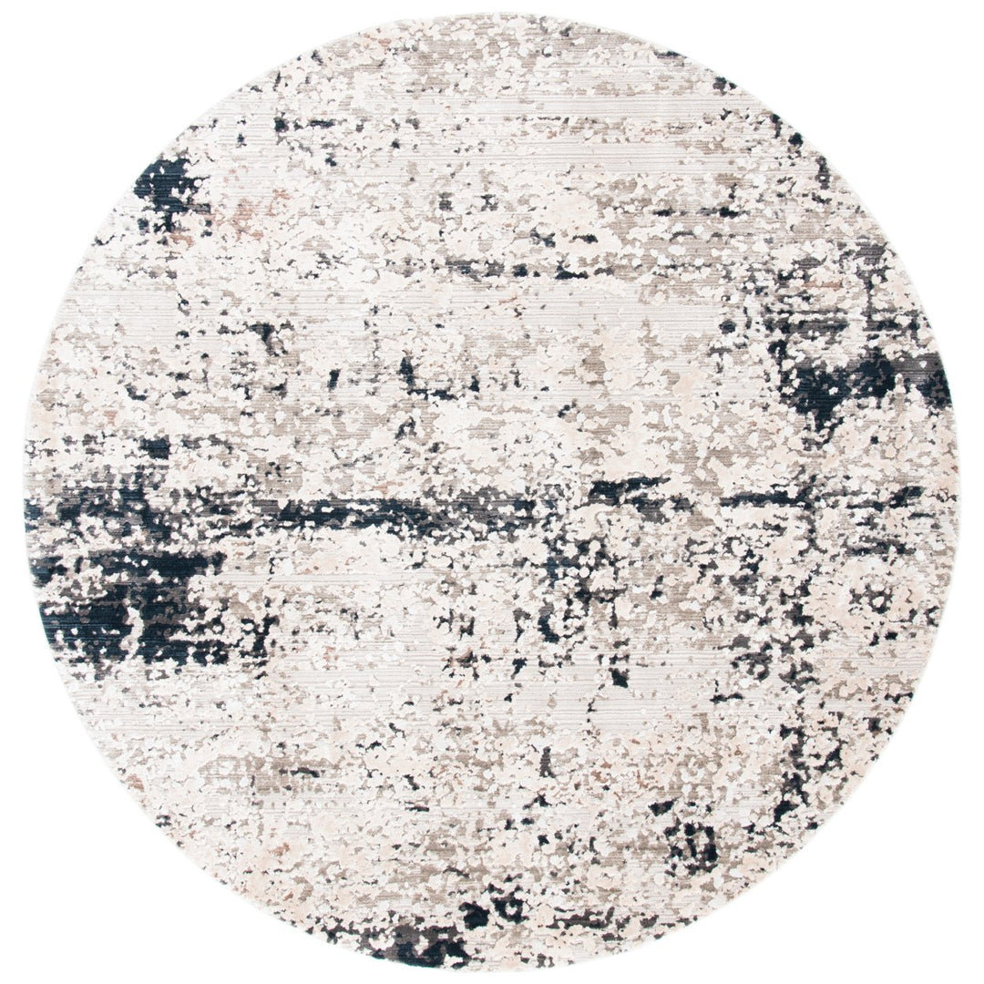 SAFAVIEH Mayflower Collection MAY273A Ivory / Grey Rug Image 1