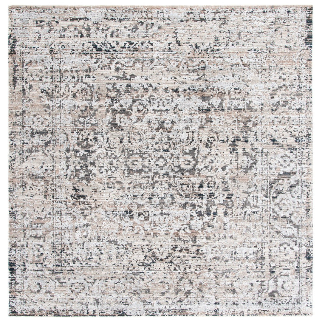 SAFAVIEH Mayflower Collection MAY284F Grey / Gold Rug Image 9