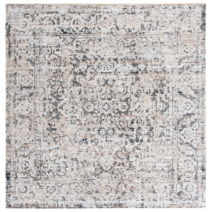 SAFAVIEH Mayflower Collection MAY284F Grey / Gold Rug Image 9