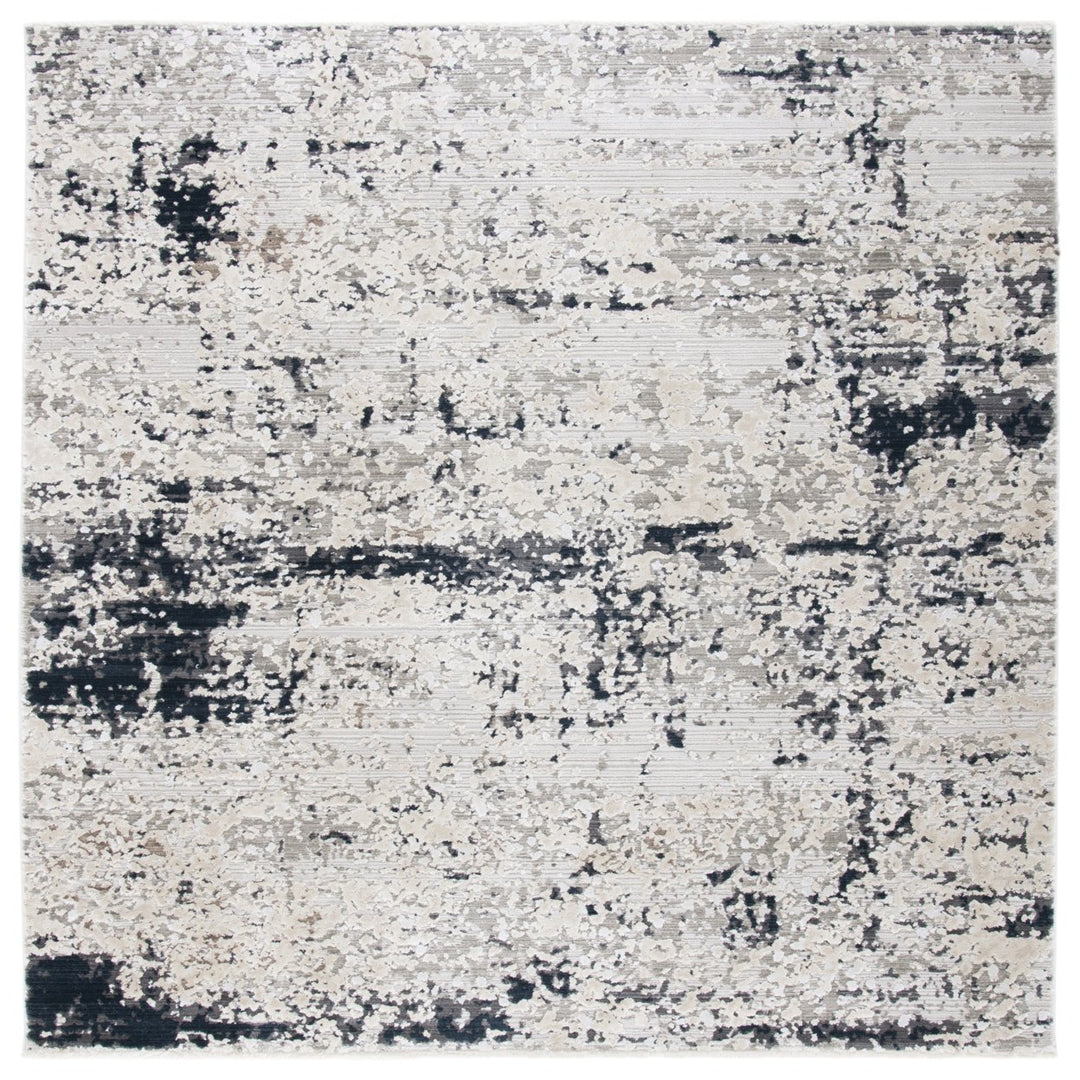 SAFAVIEH Mayflower Collection MAY273A Ivory / Grey Rug Image 6