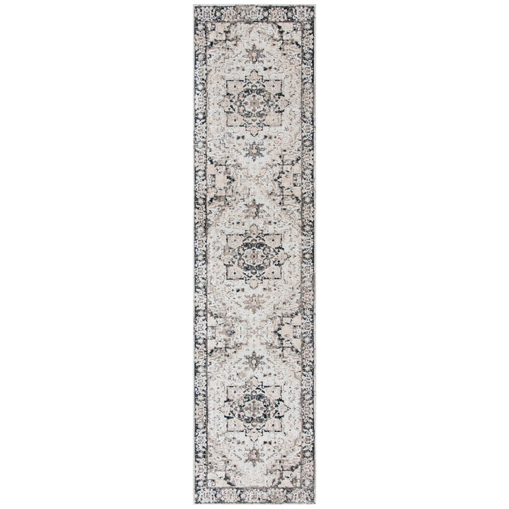 SAFAVIEH Mayflower Collection MAY293B Beige / Grey Rug Image 5