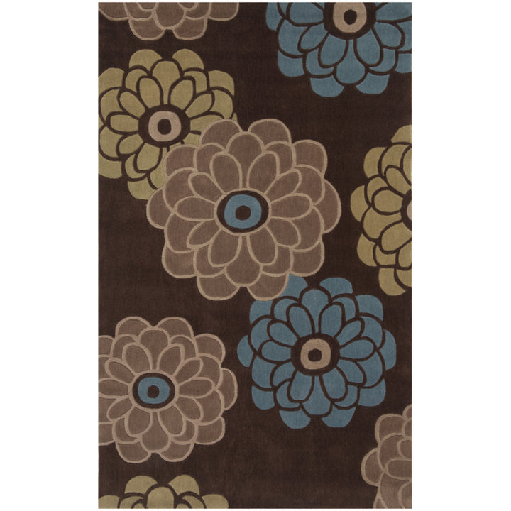 Safavieh MDA620B Modern Art Brown / Multi Image 9