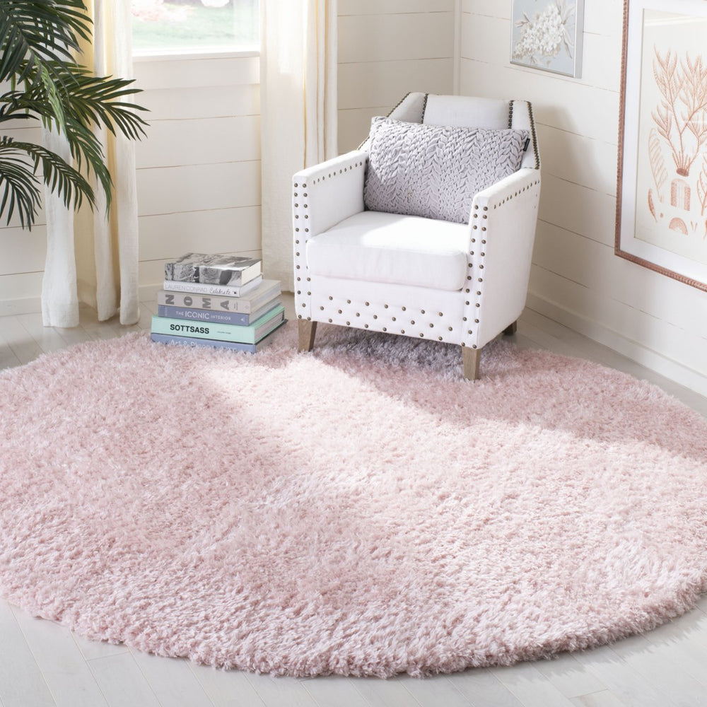 SAFAVIEH Madrid Shag Collection MDG256U Blush Rug Image 2