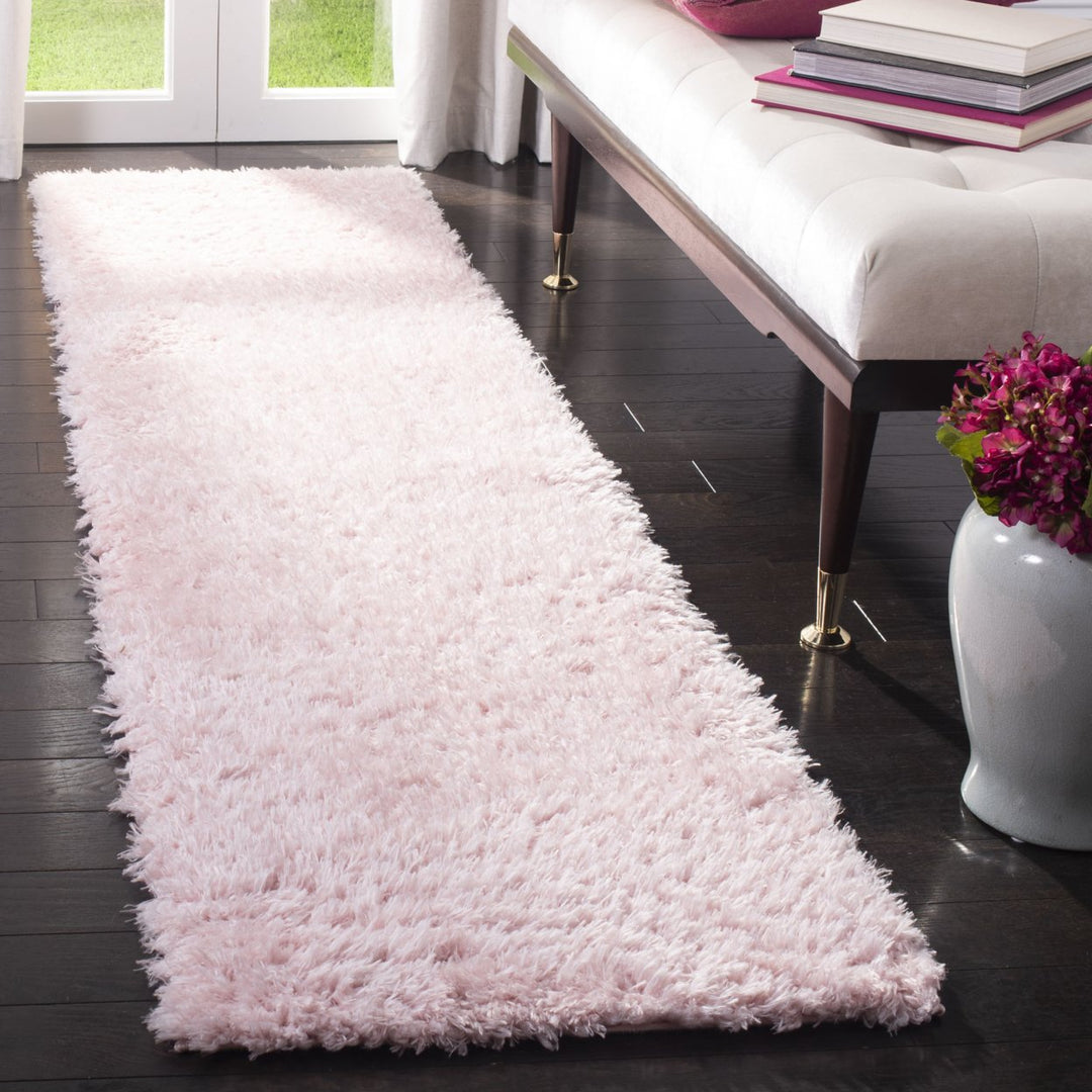 SAFAVIEH Madrid Shag Collection MDG256U Blush Rug Image 3